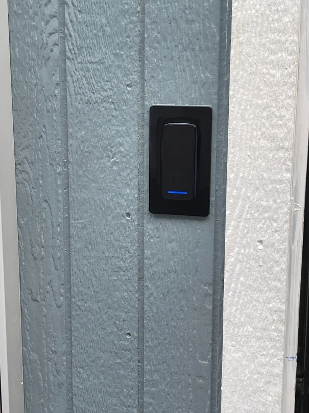 An access control reader installed at Augusta Township